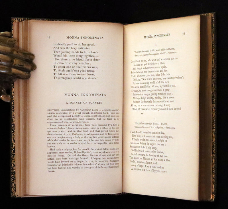 1923 Beautiful Riviere & Son Binding - Christina Rossetti's POEMS, Including Goblin Market.