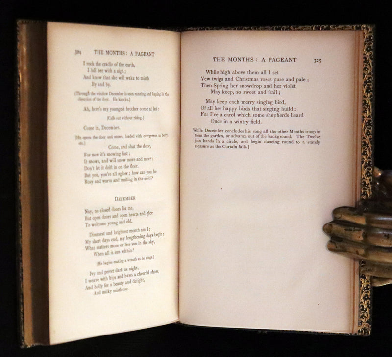 1923 Beautiful Riviere & Son Binding - Christina Rossetti's POEMS, Including Goblin Market.