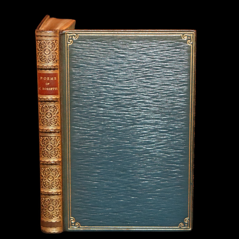 1923 Beautiful Riviere & Son Binding - Christina Rossetti's POEMS, Including Goblin Market.