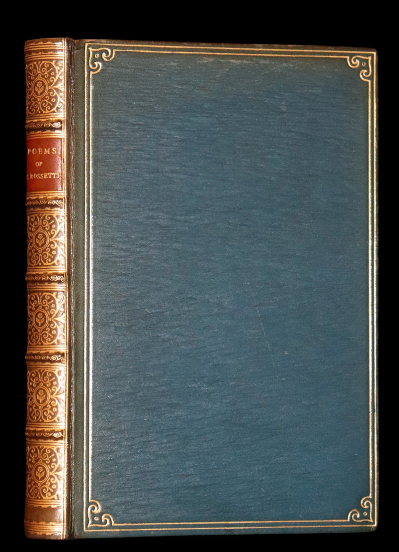 1923 Beautiful Riviere & Son Binding - Christina Rossetti's POEMS, Including Goblin Market.