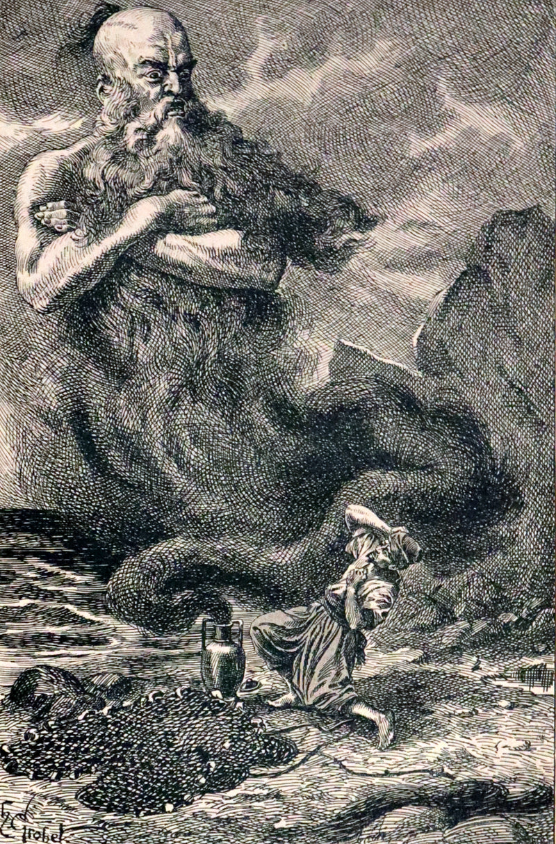 1900 Rare illustrated French Book ~ One Thousand and One Nights - Les Mille et une Nuits - Arabic Tales.