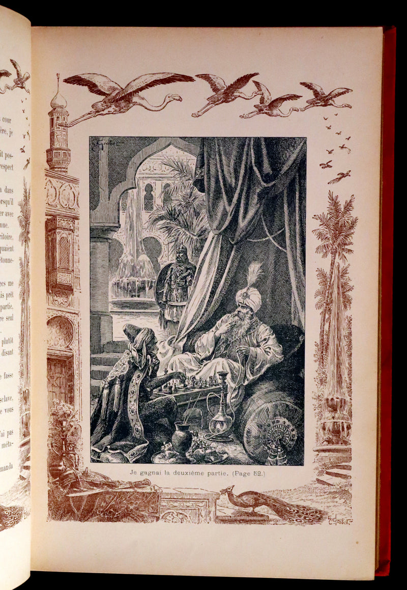 1900 Rare illustrated French Book ~ One Thousand and One Nights - Les Mille et une Nuits - Arabic Tales.