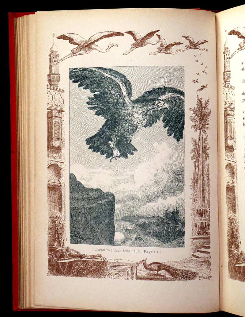 1900 Rare illustrated French Book ~ One Thousand and One Nights - Les Mille et une Nuits - Arabic Tales.