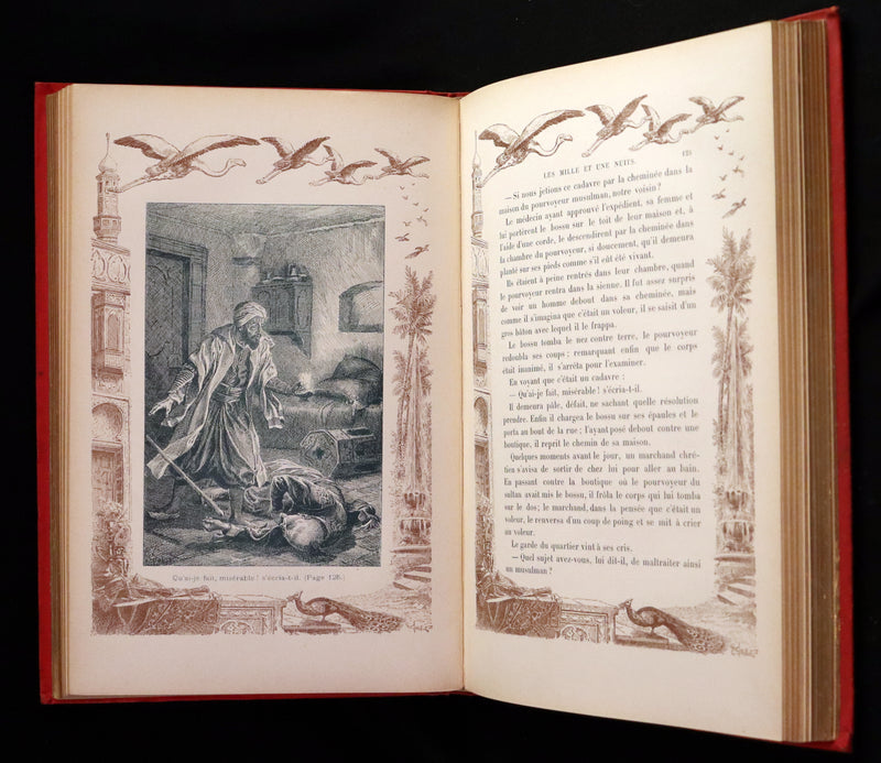 1900 Rare illustrated French Book ~ One Thousand and One Nights - Les Mille et une Nuits - Arabic Tales.