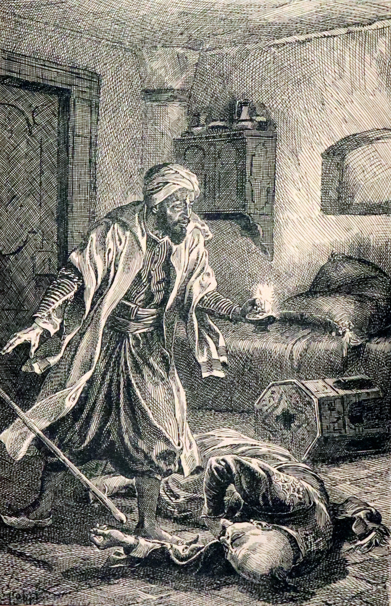 1900 Rare illustrated French Book ~ One Thousand and One Nights - Les Mille et une Nuits - Arabic Tales.