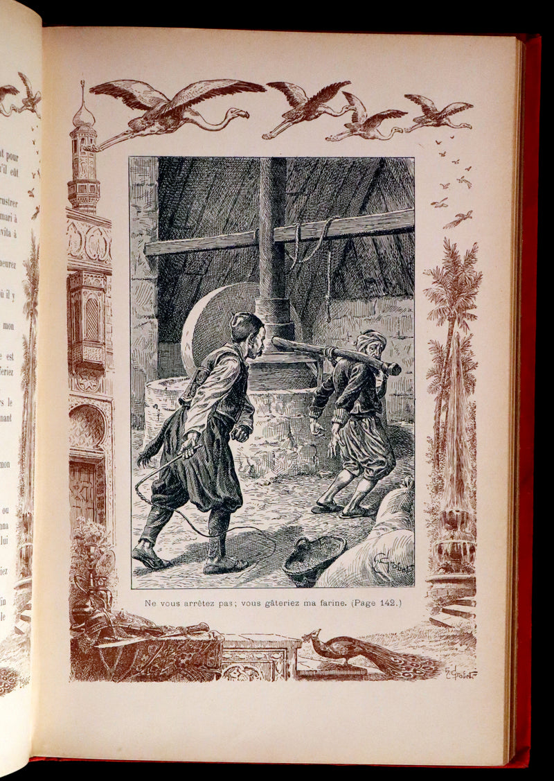 1900 Rare illustrated French Book ~ One Thousand and One Nights - Les Mille et une Nuits - Arabic Tales.