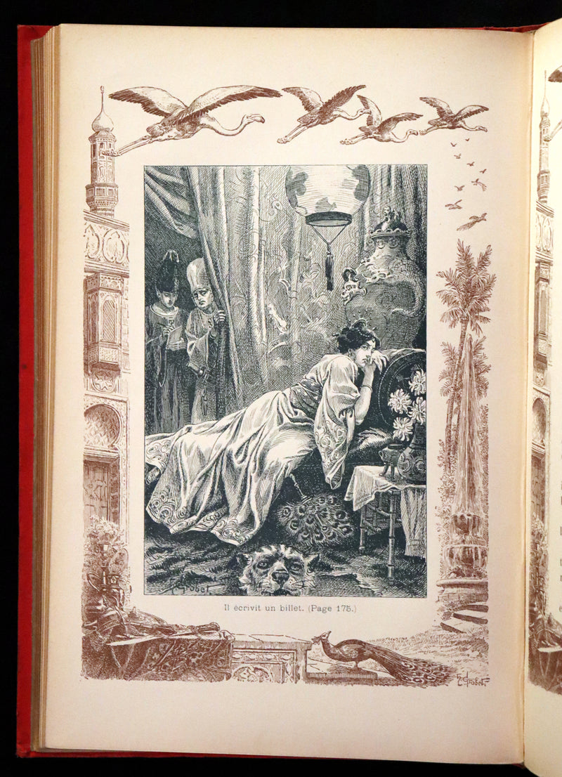 1900 Rare illustrated French Book ~ One Thousand and One Nights - Les Mille et une Nuits - Arabic Tales.