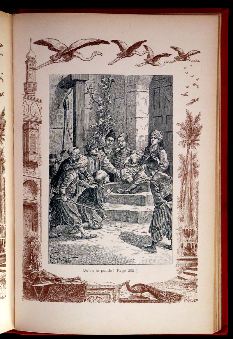 1900 Rare illustrated French Book ~ One Thousand and One Nights - Les Mille et une Nuits - Arabic Tales.