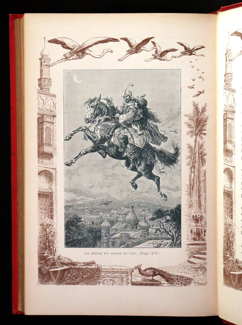 1900 Rare illustrated French Book ~ One Thousand and One Nights - Les Mille et une Nuits - Arabic Tales.