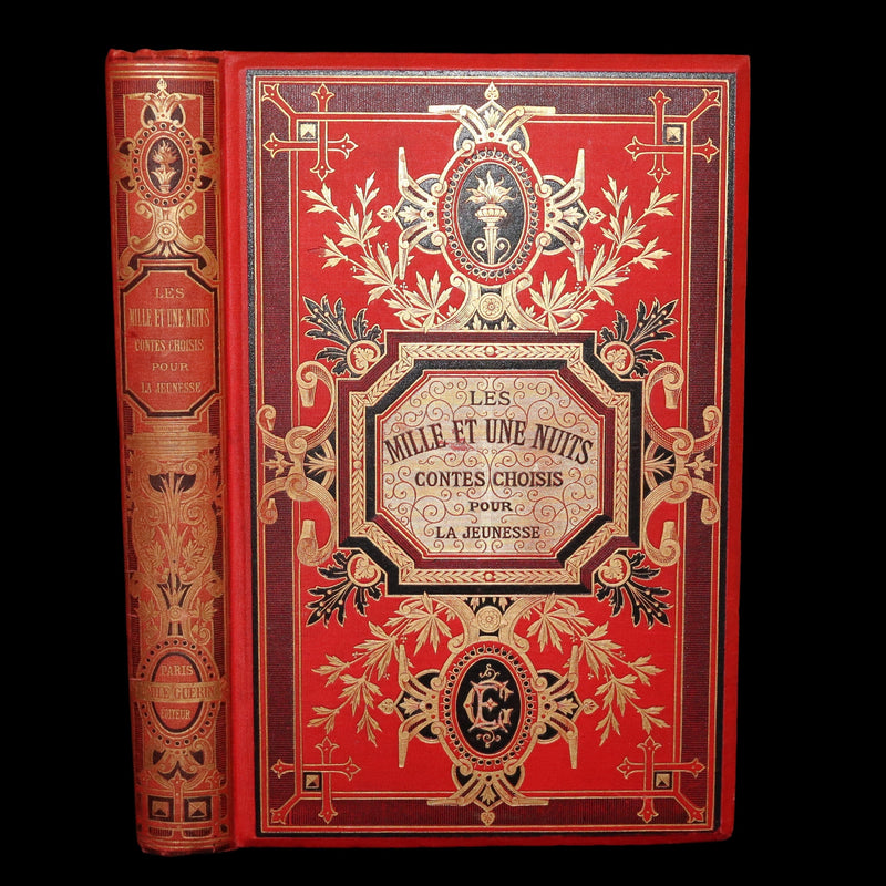 1900 Rare illustrated French Book ~ One Thousand and One Nights - Les Mille et une Nuits - Arabic Tales.