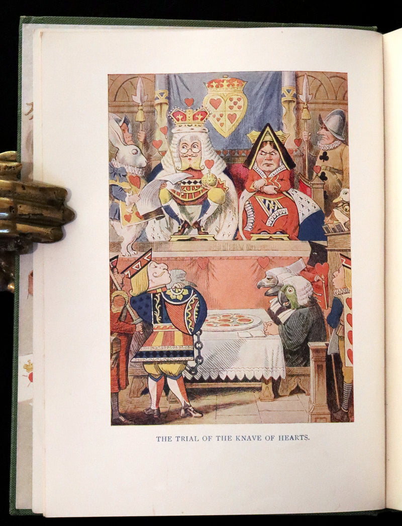 1932 Rare color Edition - Alice's Adventures in Wonderland by Lewis Carroll. Illustrated in color.