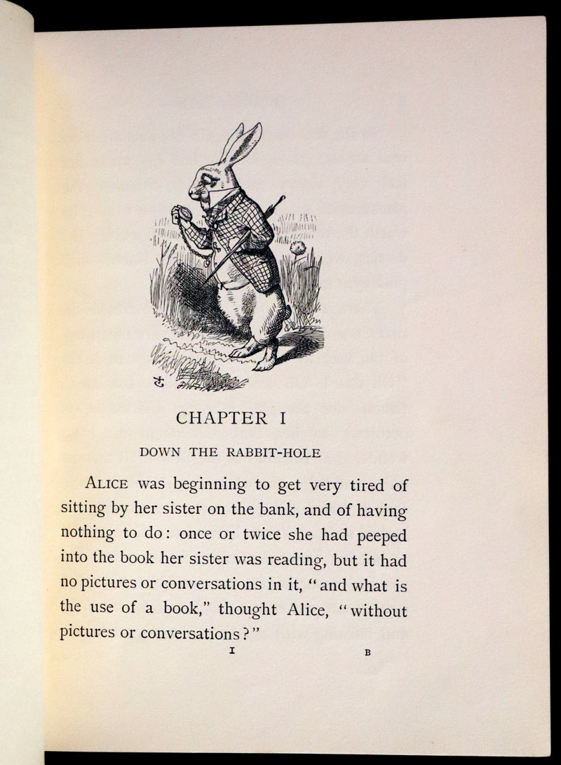 1932 Rare color Edition - Alice's Adventures in Wonderland by Lewis Carroll. Illustrated in color.