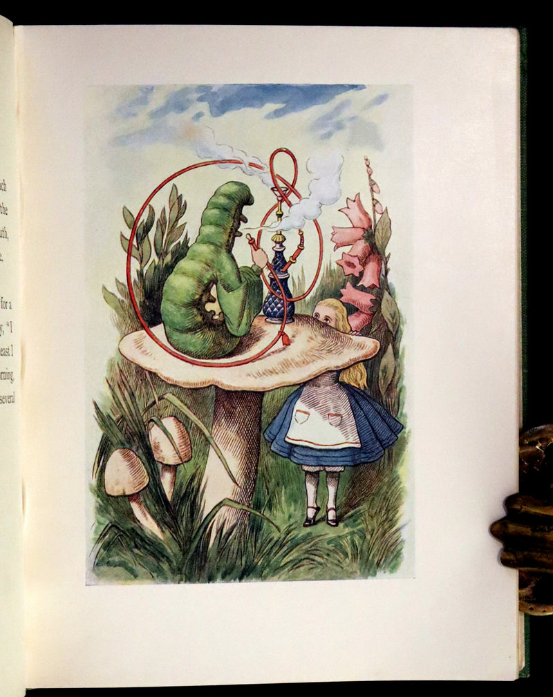 1932 Rare color Edition - Alice's Adventures in Wonderland by Lewis Carroll. Illustrated in color.