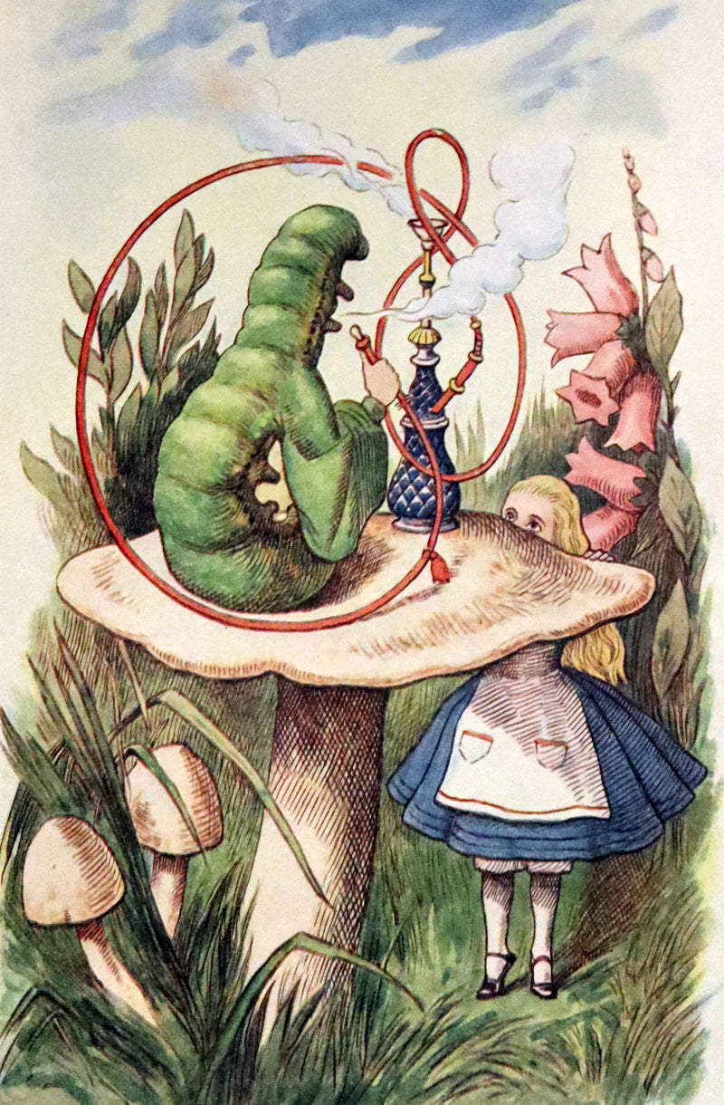 1932 Rare color Edition - Alice's Adventures in Wonderland by Lewis Carroll. Illustrated in color.