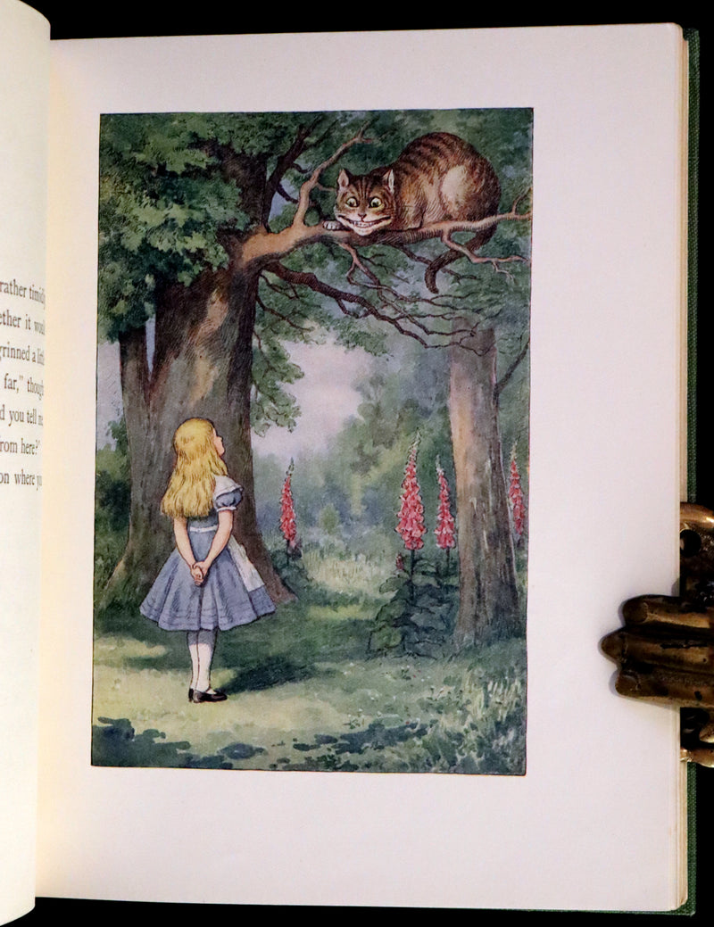 1932 Rare color Edition - Alice's Adventures in Wonderland by Lewis Carroll. Illustrated in color.