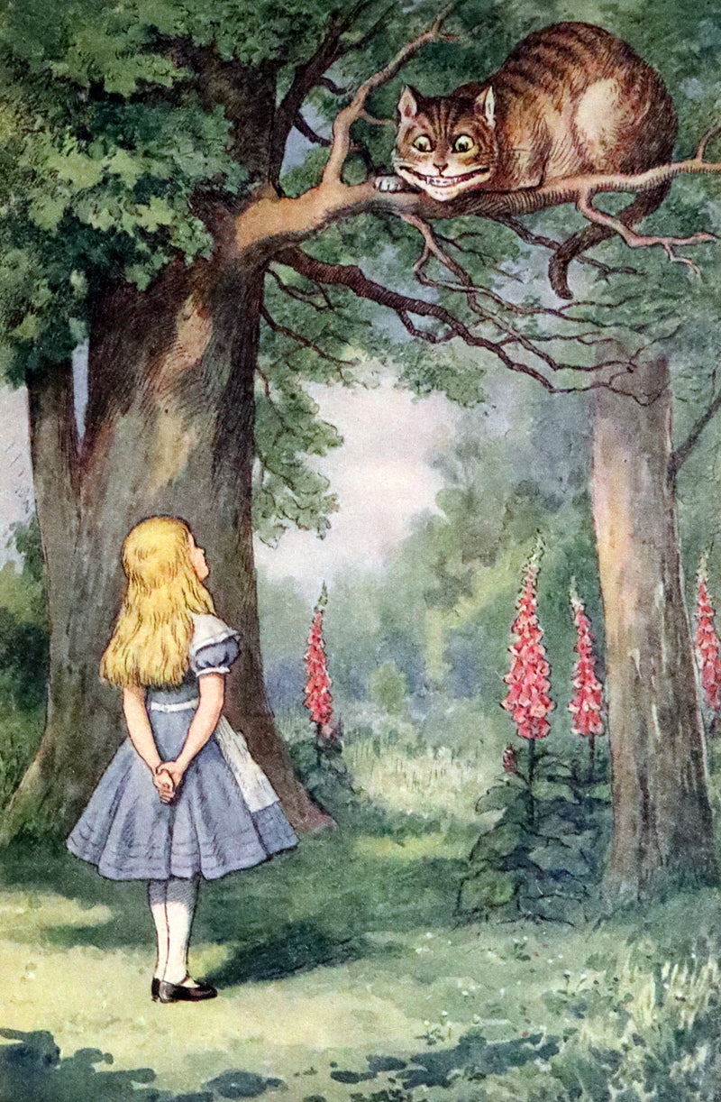 1932 Rare color Edition - Alice's Adventures in Wonderland by Lewis Carroll. Illustrated in color.