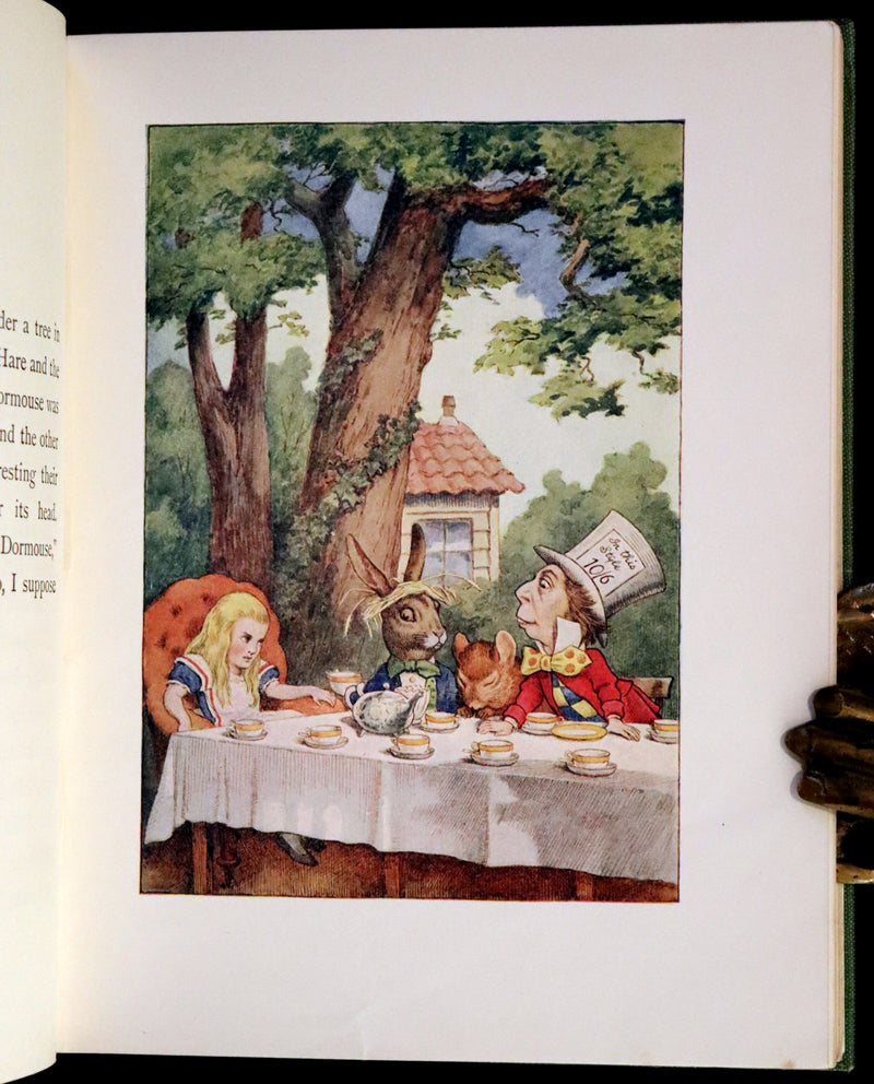 1932 Rare color Edition - Alice's Adventures in Wonderland by Lewis Carroll. Illustrated in color.