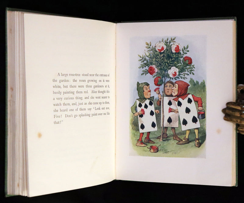1932 Rare color Edition - Alice's Adventures in Wonderland by Lewis Carroll. Illustrated in color.