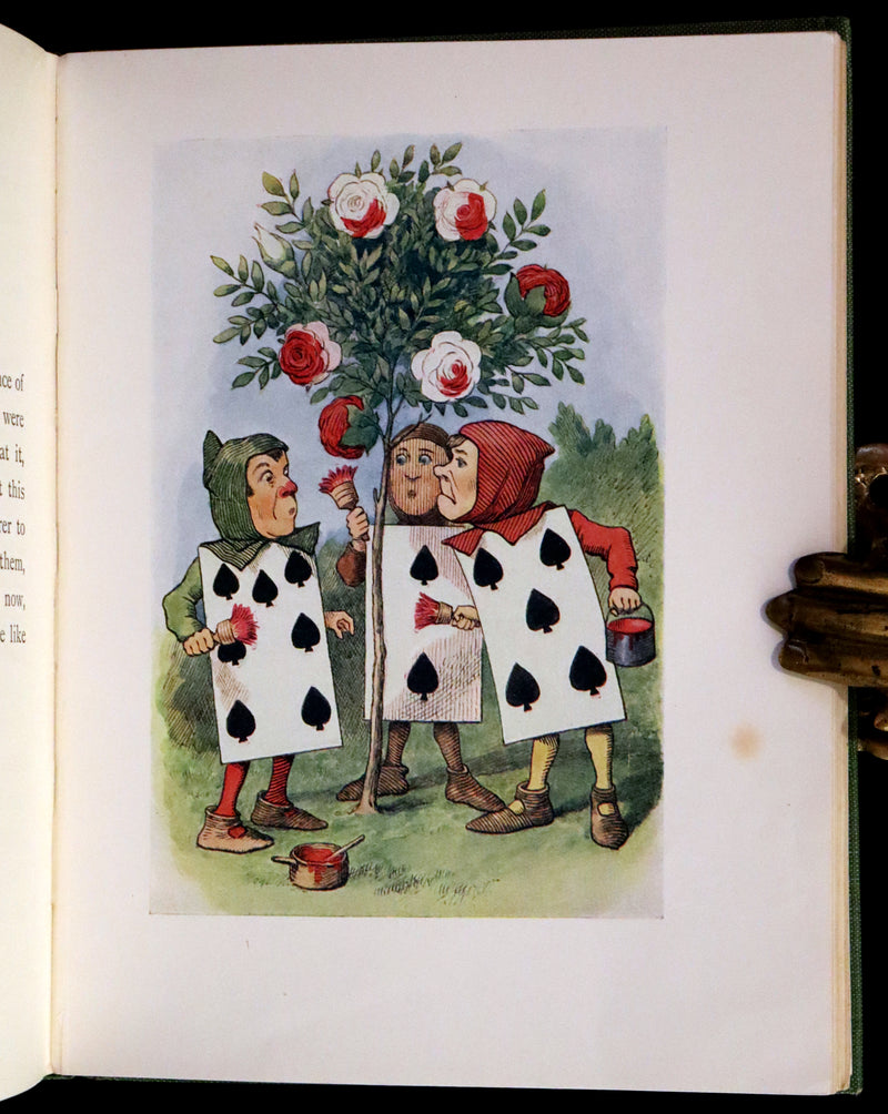 1932 Rare color Edition - Alice's Adventures in Wonderland by Lewis Carroll. Illustrated in color.
