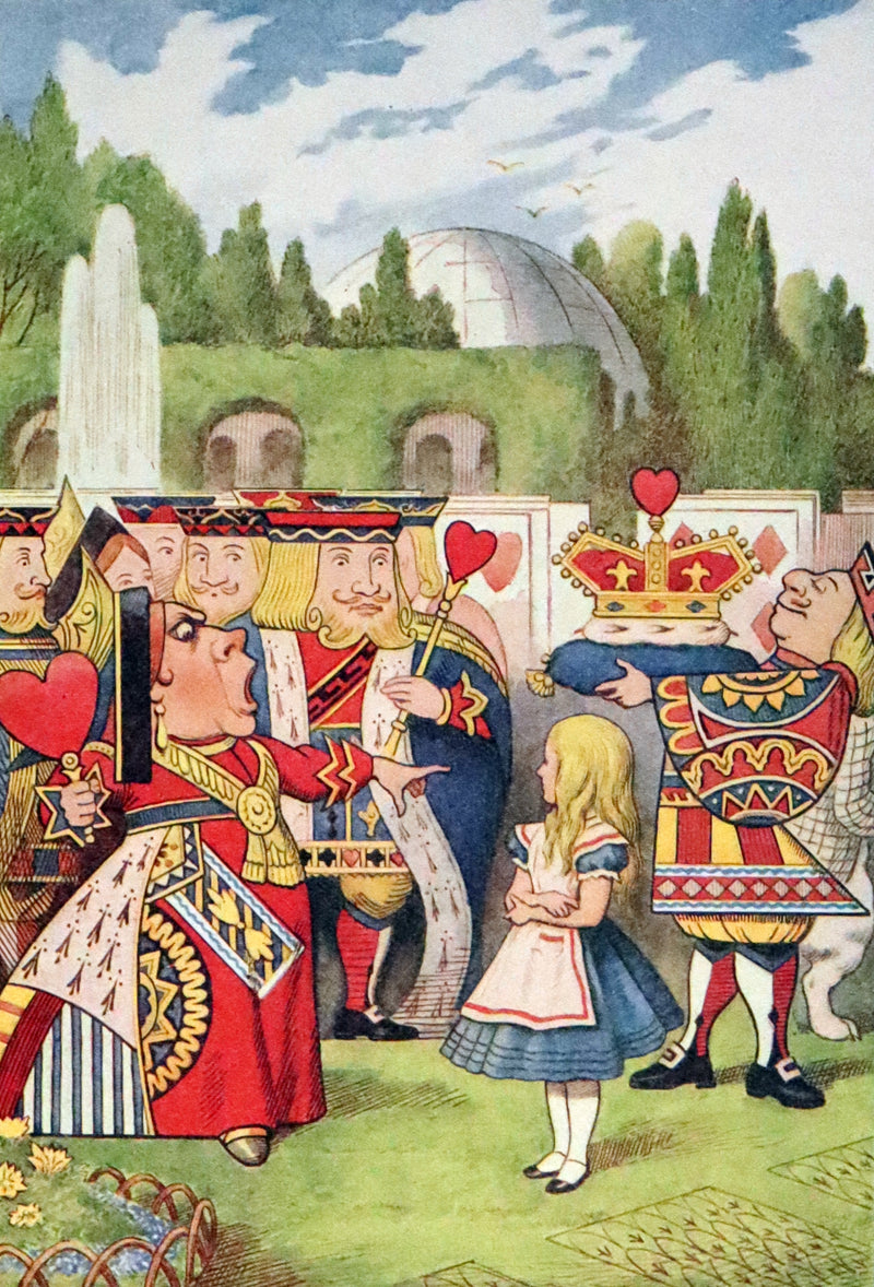 1932 Rare color Edition - Alice's Adventures in Wonderland by Lewis Carroll. Illustrated in color.