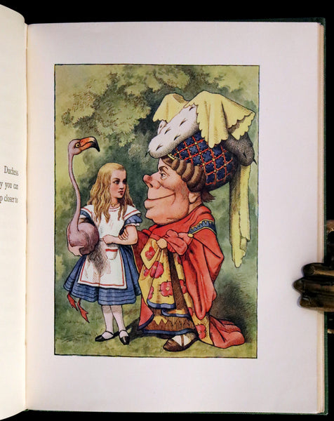 1932 Rare color Edition - Alice's Adventures in Wonderland by Lewis Carroll. Illustrated in color.