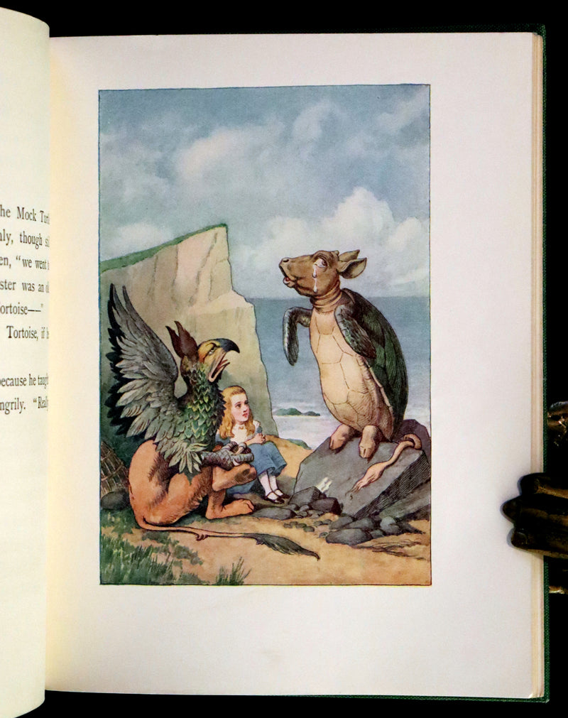 1932 Rare color Edition - Alice's Adventures in Wonderland by Lewis Carroll. Illustrated in color.