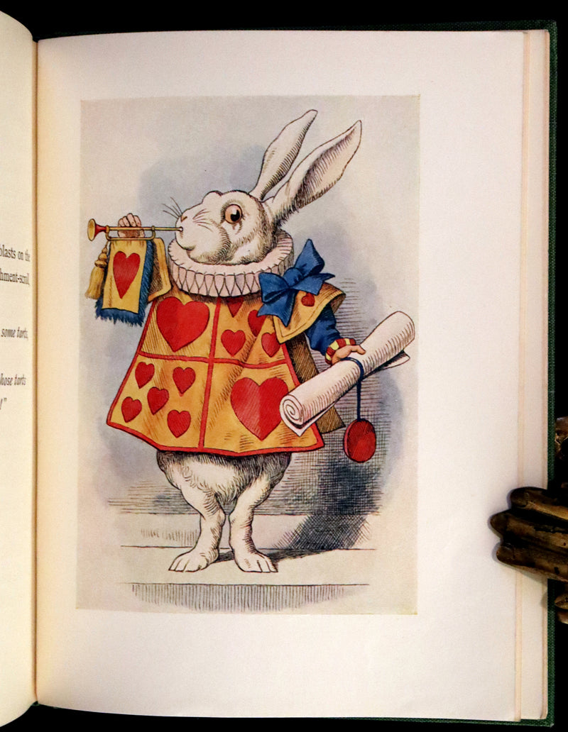 1932 Rare color Edition - Alice's Adventures in Wonderland by Lewis Carroll. Illustrated in color.