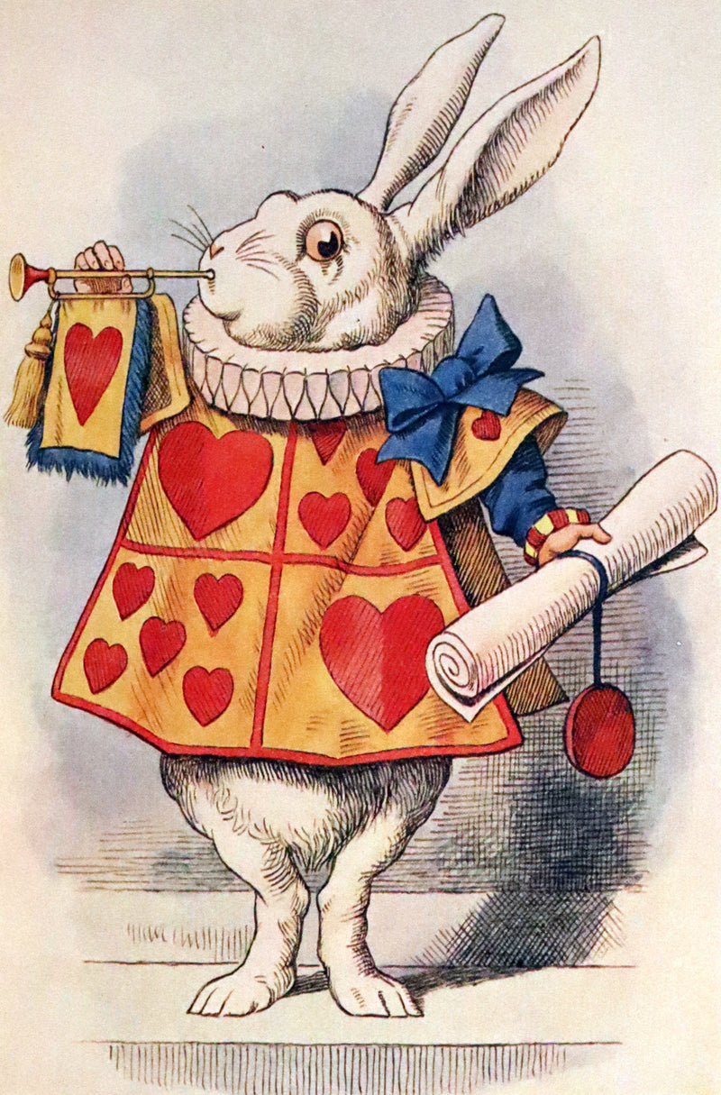 1932 Rare color Edition - Alice's Adventures in Wonderland by Lewis Carroll. Illustrated in color.