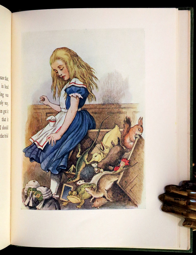 1932 Rare color Edition - Alice's Adventures in Wonderland by Lewis Carroll. Illustrated in color.