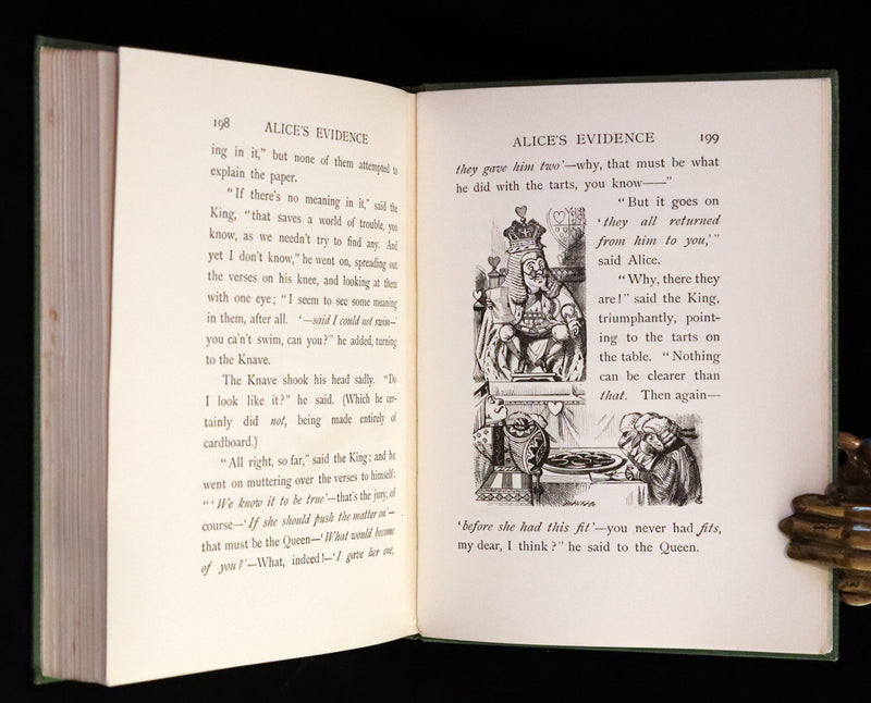 1932 Rare color Edition - Alice's Adventures in Wonderland by Lewis Carroll. Illustrated in color.