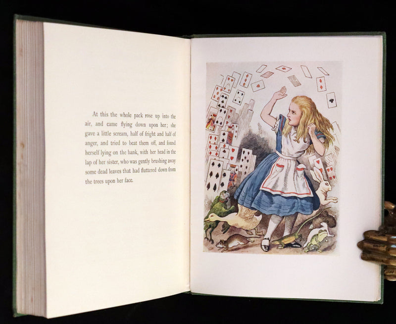1932 Rare color Edition - Alice's Adventures in Wonderland by Lewis Carroll. Illustrated in color.