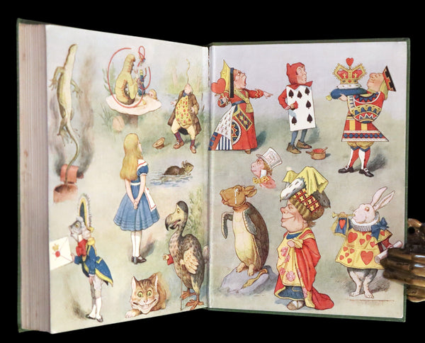 1932 Rare color Edition - Alice's Adventures in Wonderland by Lewis Carroll. Illustrated in color.