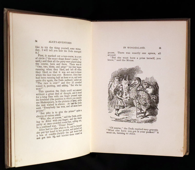 1900 Scarce Conkey Edition - Alice's Adventures in Wonderland by Lewis Carroll. Illustrated.