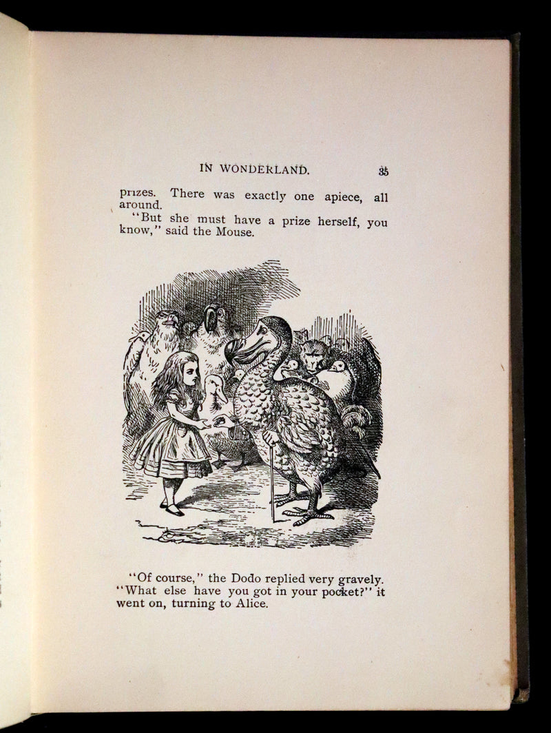 1900 Scarce Conkey Edition - Alice's Adventures in Wonderland by Lewis Carroll. Illustrated.