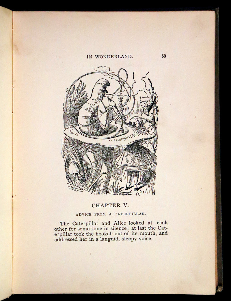 1900 Scarce Conkey Edition - Alice's Adventures in Wonderland by Lewis Carroll. Illustrated.