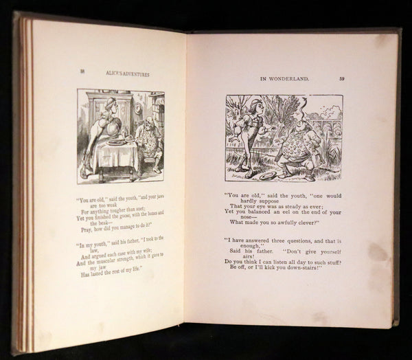 1900 Scarce Conkey Edition - Alice's Adventures in Wonderland by Lewis Carroll. Illustrated.