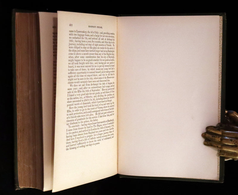1895 Rare Book - THE ADVENTURES OF ROBINSON CRUSOE illustrated by Browne & Griset.