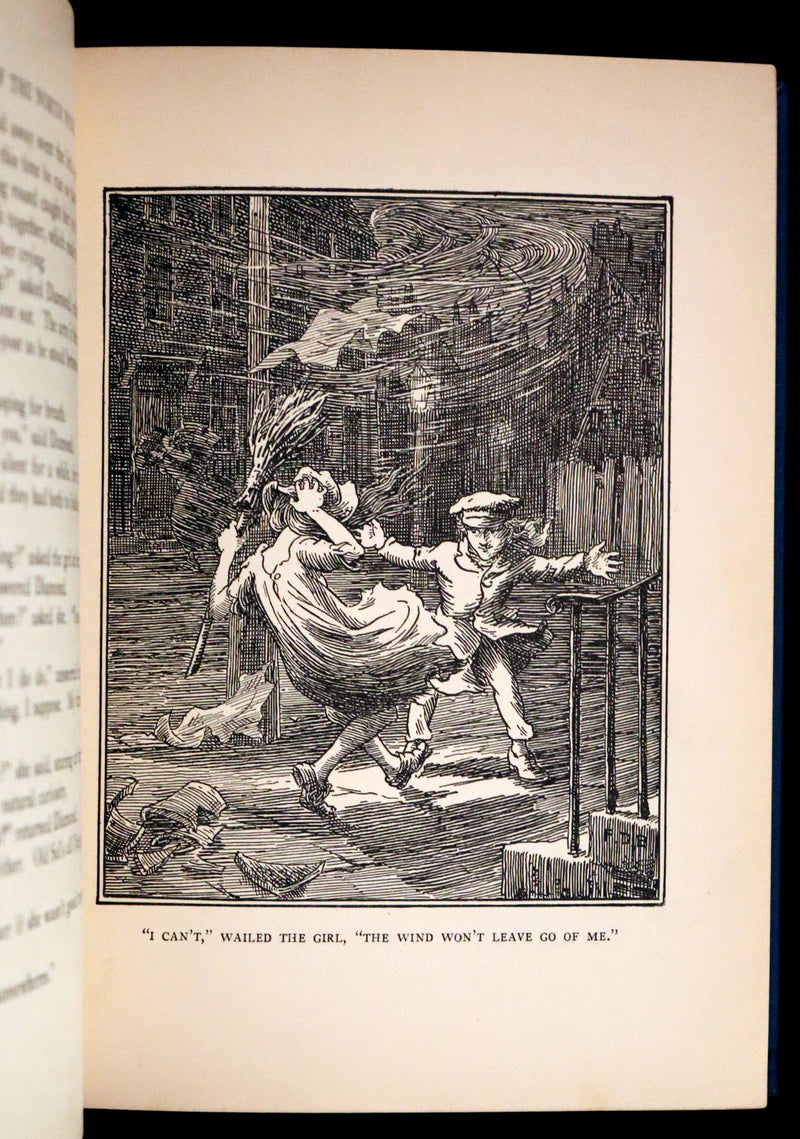 1924 Rare First Edition - AT THE BACK OF THE NORTH WIND Illustrated by Francis Donkin Bedford.