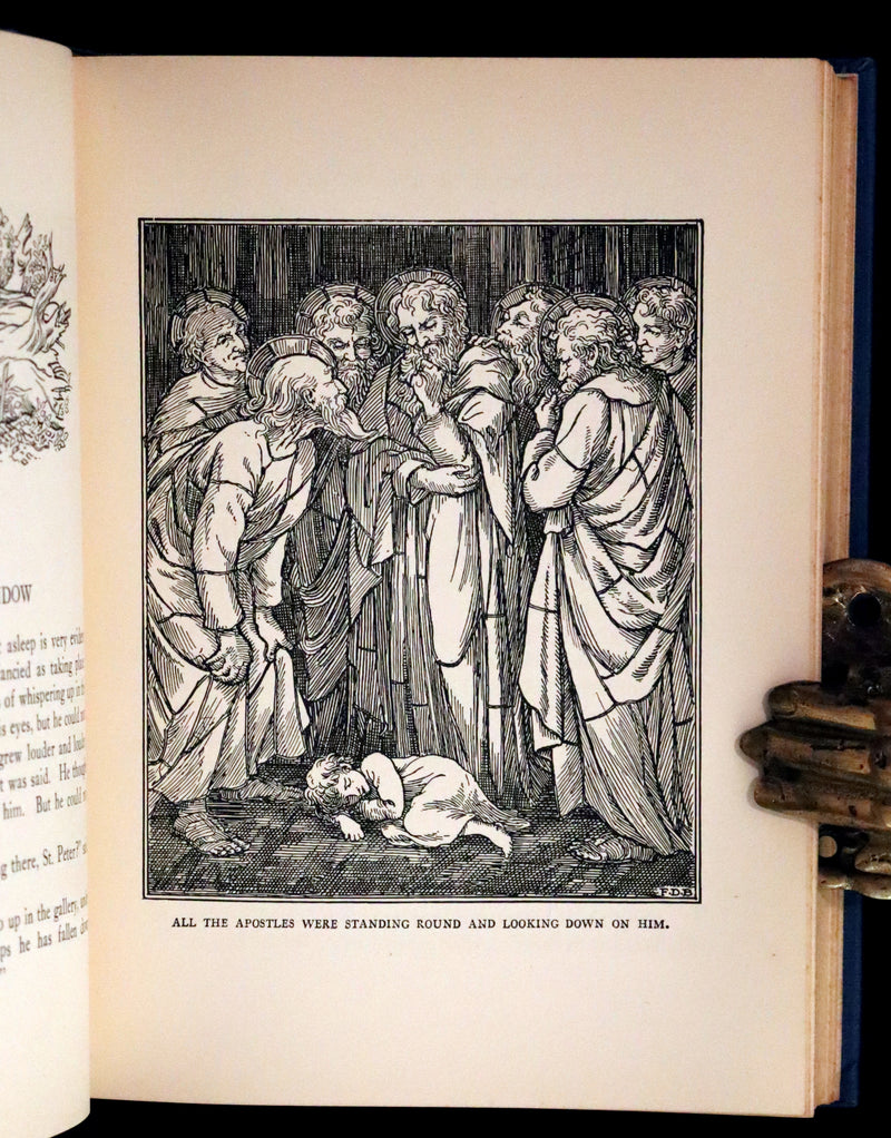 1924 Rare First Edition - AT THE BACK OF THE NORTH WIND Illustrated by Francis Donkin Bedford.