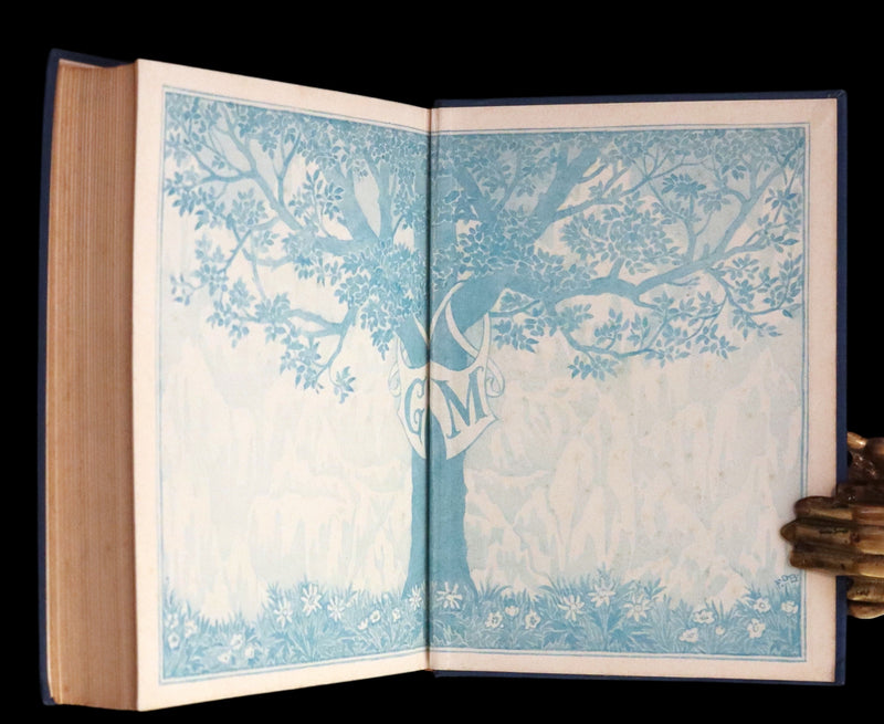 1924 Rare First Edition - AT THE BACK OF THE NORTH WIND Illustrated by Francis Donkin Bedford.