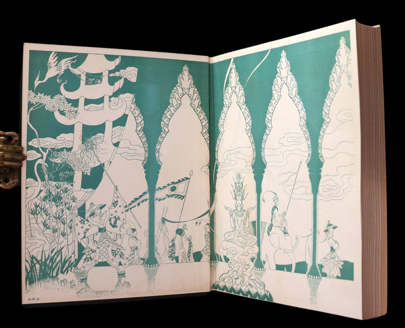 1928 Rare First Edition - ARABIAN NIGHTS illustrated by Virginia Frances Sterrett.