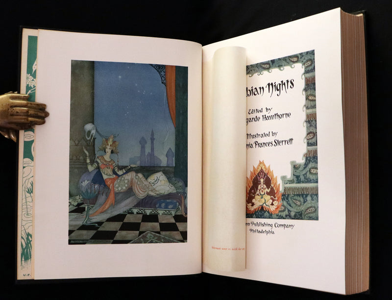 1928 Rare First Edition - ARABIAN NIGHTS illustrated by Virginia Frances Sterrett.