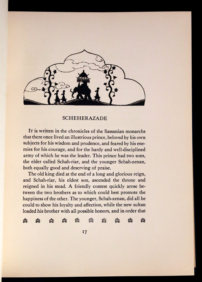 1928 Rare First Edition - ARABIAN NIGHTS illustrated by Virginia Frances Sterrett.