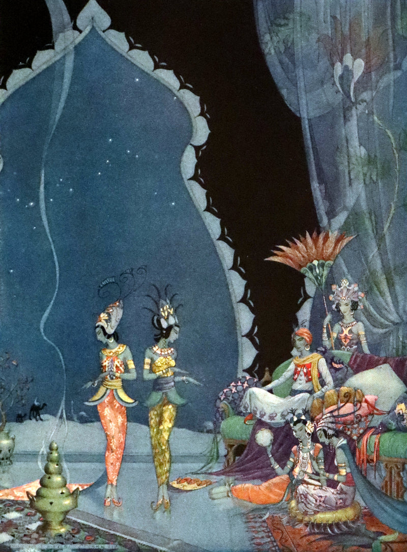 1928 Rare First Edition - ARABIAN NIGHTS illustrated by Virginia Frances Sterrett.