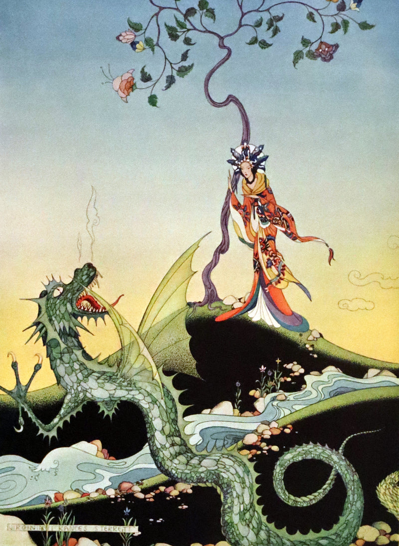 1928 Rare First Edition - ARABIAN NIGHTS illustrated by Virginia Frances Sterrett.