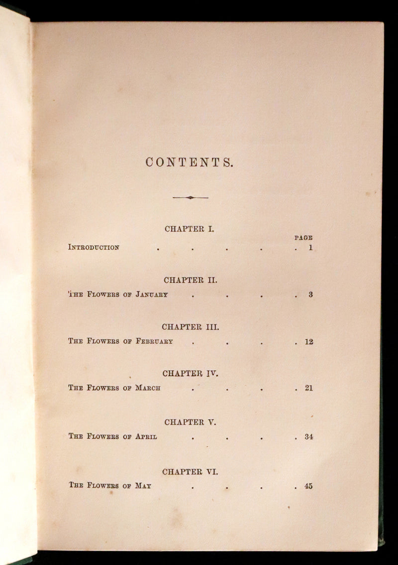 1870 Scarce First Edition - FIELD FLOWERS, A handy-book for the rambling by the famous botanist James Shirley Hibberd.