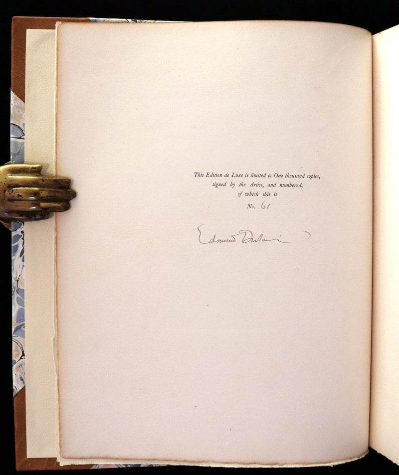 1910 Rare SIGNED Limited First Edition #61/1000 - EDMUND DULAC'S SLEEPING BEAUTY and Other Fairy Tales. Illustrated.