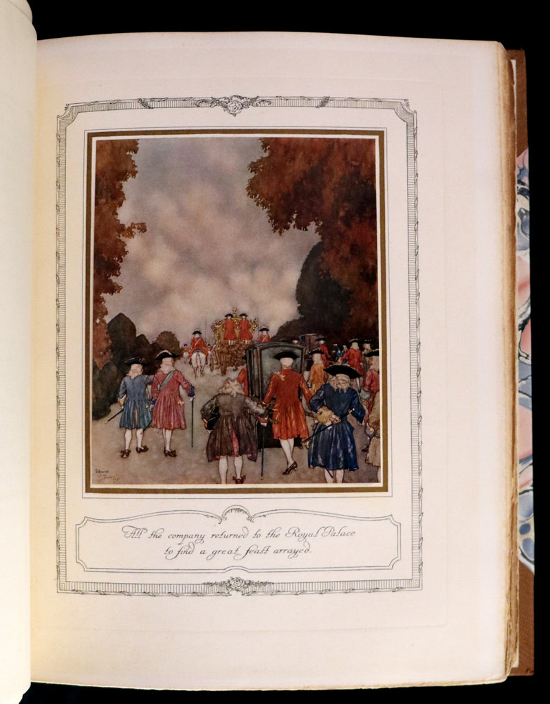 1910 Rare SIGNED Limited First Edition #61/1000 - EDMUND DULAC'S SLEEPING BEAUTY and Other Fairy Tales. Illustrated.