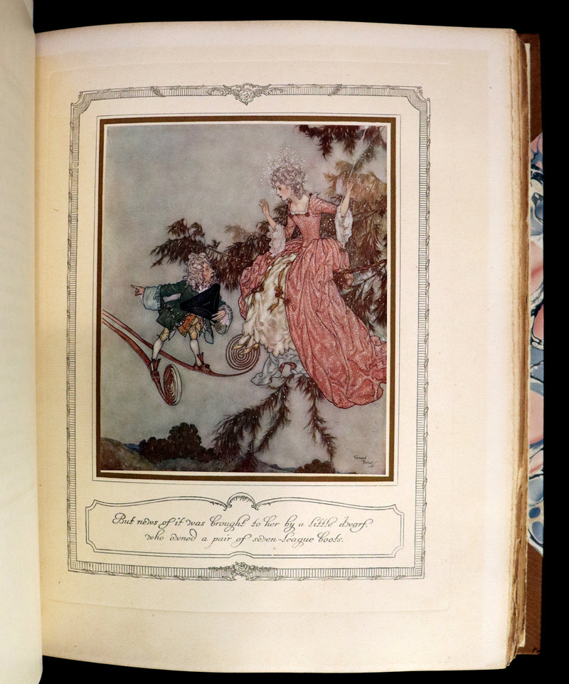 1910 Rare SIGNED Limited First Edition #61/1000 - EDMUND DULAC'S SLEEPING BEAUTY and Other Fairy Tales. Illustrated.