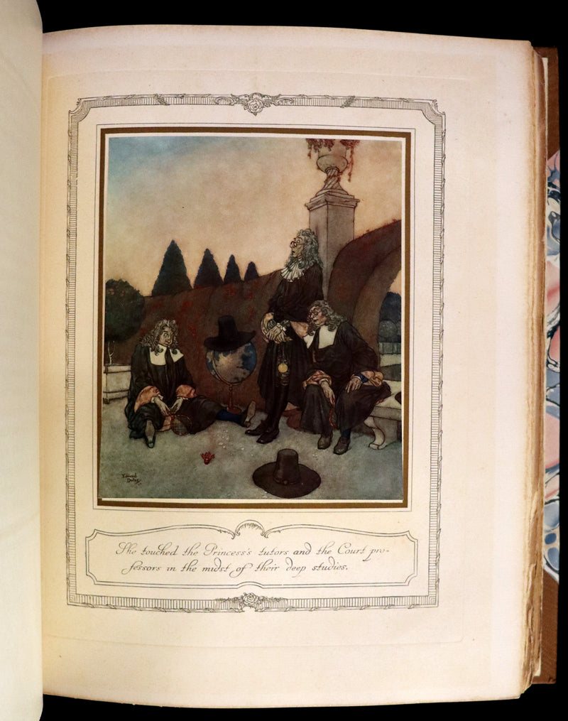 1910 Rare SIGNED Limited First Edition #61/1000 - EDMUND DULAC'S SLEEPING BEAUTY and Other Fairy Tales. Illustrated.